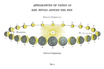Solar Venus Chart Bright by Wild Apple Portfolio art print