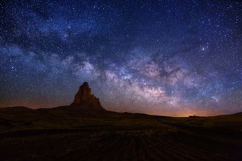 Milky Way over Agathla Peak by Royce Bair art print