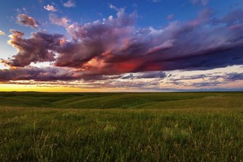 Sunset Over the Plains by Andy Crawford Photography art print
