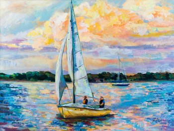 Sunday Sail by Jeanette Vertentes art print