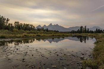 Teton Schwabacher Sunset by Jeff Poe Photography art print