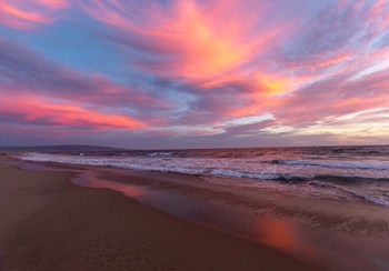 Beach at Sunset by Jeff Poe Photography art print