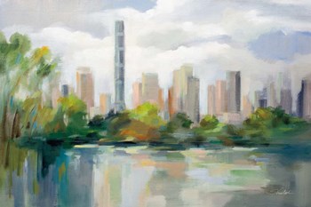 Central Park Early Spring by Silvia Vassileva art print