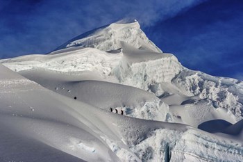 Mountaineers, Cordillera Blanca Mountain Range in Peru by Giulio Ercolani/Stocktrek Images art print