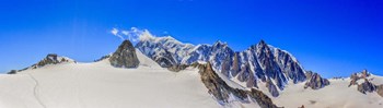 Panoramic View Of the Mont Blanc Massif by Giulio Ercolani/Stocktrek Images art print