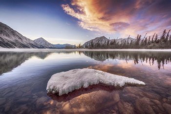 Sunset, Kluane National Park, Canada by Jonathan Tucker/Stocktrek Images art print
