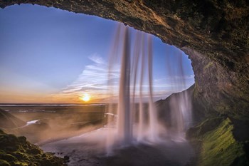 Seljalandsfoss Waterfall, Iceland by Jonathan Tucker/Stocktrek Images art print