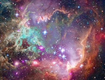 Stellar Nursery in the Rosette Nebula by Bruce Rolff/Stocktrek Images art print