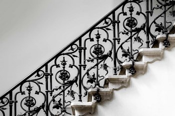 Forged Handrail by Gilbert Claes art print
