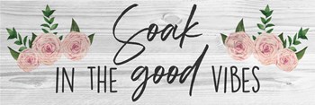 Soak Good Vibes by Marcus Prime art print