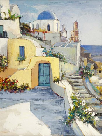 Sole su Santorini by Luigi Florio art print