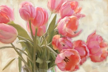Vase of Tulips by Kimberly Allen art print