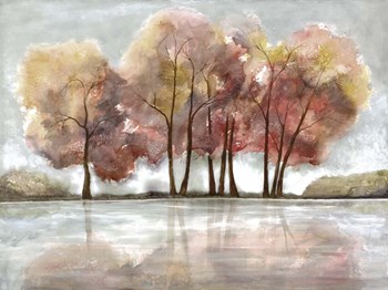 Lakeside Forest by Doris Charest art print