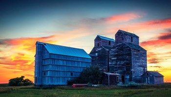 Ghost Town Sunset by Andy Crawford Photography art print