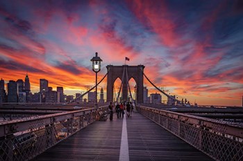 Brooklyn Sunset by Rick Berk art print