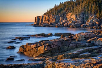 Morning Light on Otter Cliff by Rick Berk art print