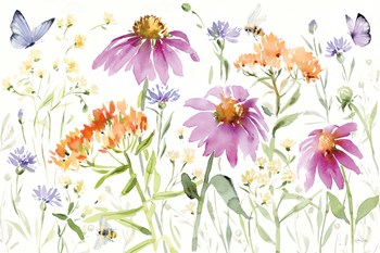 Wild for Wildflowers I by Katrina Pete art print