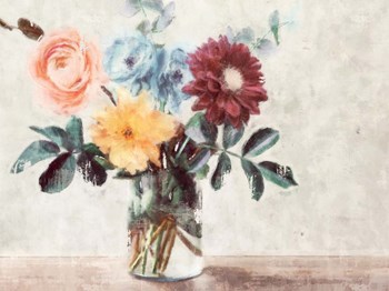 Summer Bouquet by Nina Blue art print