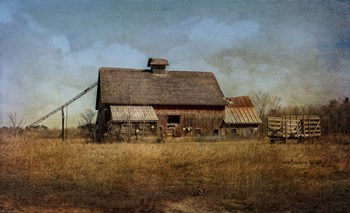 The Old Hay Barn by Kelley Parker art print
