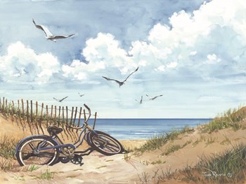 Beach Access by John Rossini art print