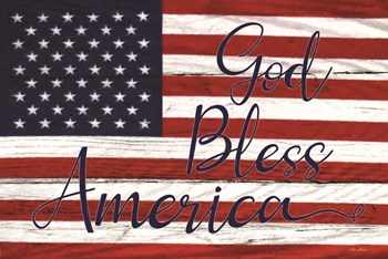 God Bless America by Lori Deiter art print