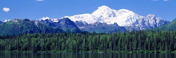 Alaska, Denali National Park, Byers Lake by Panoramic Images art print