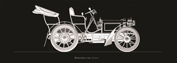 Mercedes, 1900 by Antonio Fantini art print