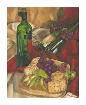 Wine Indulgences I by Jennifer Goldberger art print