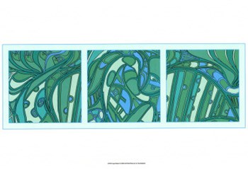 Aqua Fission I by Tina Kafantaris art print