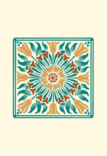 Tile Motif I by Vision Studio art print