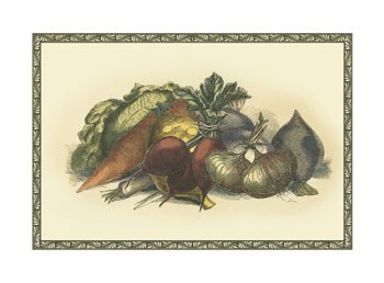 Vegetables from the Earth art print
