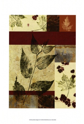 Leaf Print Collage (U) IV by Vision Studio art print