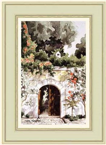 Gateway to a Turkish Garden by Mark Hampton art print