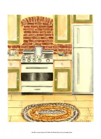 Country Kitchen II by Chariklia Zarris art print