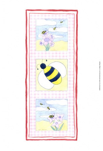 Bee Trio by Megan Meagher art print