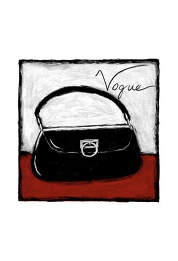 Vogue on Red by Chariklia Zarris art print
