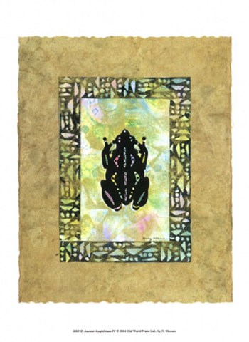 Ancient Amphibians IV by Nancy Slocum art print