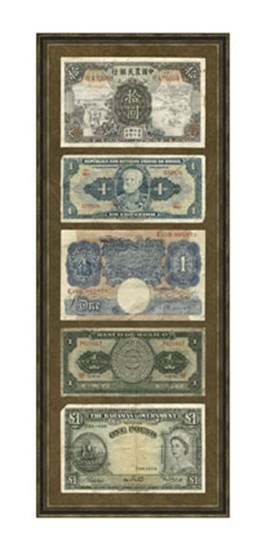 Foreign Currency Panel II by Vision Studio art print