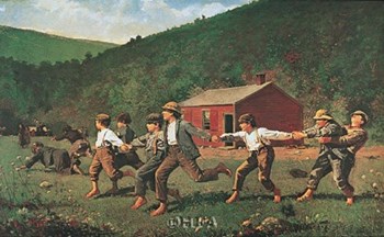 Snap the Whip by Winslow Homer art print