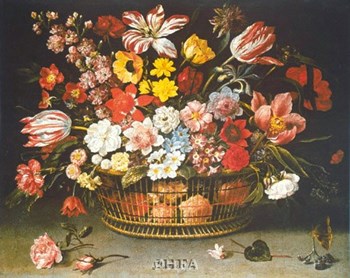 Corbeille de Fleurs by Jacques Linard art print