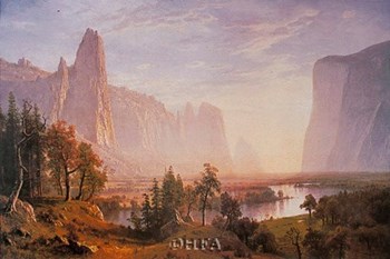 Yosemite Valley by Albert Bierstadt art print