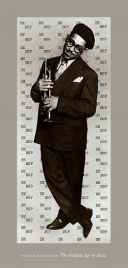 Bebop (Dizzy Gillespie) by William P. Gottlieb art print