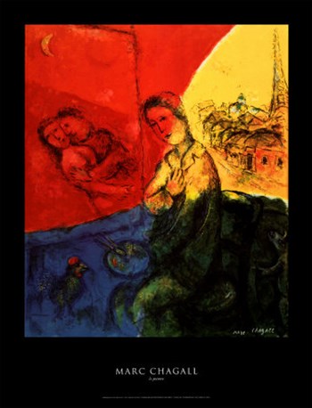 Le Peintre by Marc Chagall art print