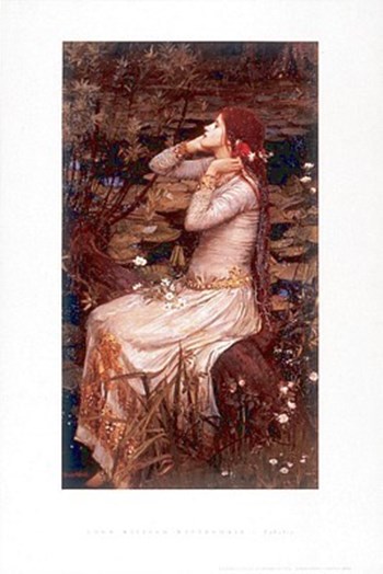 Ophelia by John William Waterhouse art print