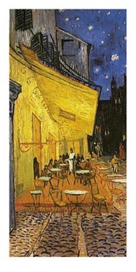 The Cafe Terrace on the Place du Forum, Arles, at Night, c.1888 by Vincent Van Gogh art print