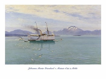 Matinee d&#39;Ete a Molde by Johannes Martin Grimelund art print