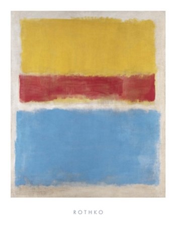 Untitled (Yellow, Red and Blue) by Mark Rothko art print