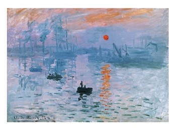 Impression: Soleil Levant by Claude Monet art print