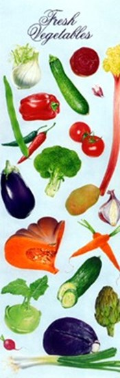 Fresh Vegetables by Kim Sanda art print