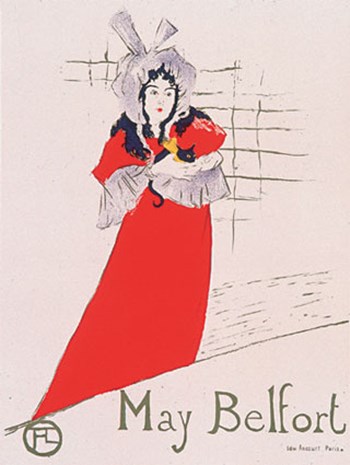 May Belfort by Henri de Toulouse-Lautrec art print